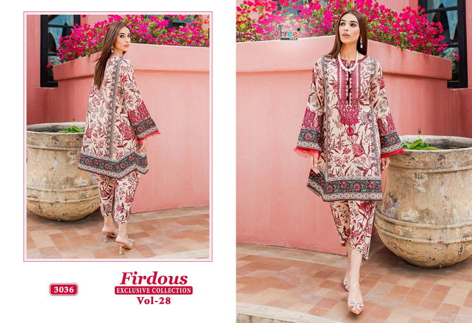 Firdous Exclusive Collection Vol 28 By Shree Jam Cotton Pakistani Suits Wholesale Online